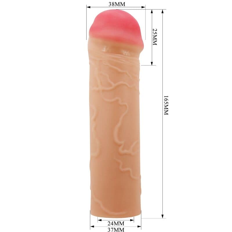 PRETTY LOVE - NILE PENIS EXTENDER COVER FLESH - Image 4