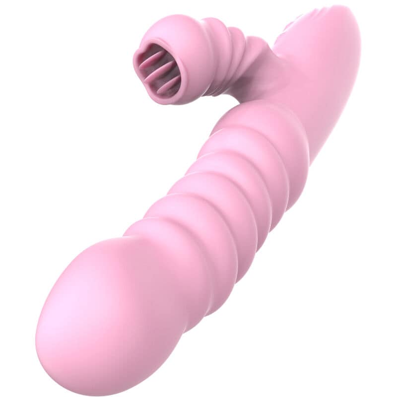 ARMONY - VIBRATOR MULTIFUNKTION MED STIMULERANDE TUNGA VÄRMEEFFEKT ROSA