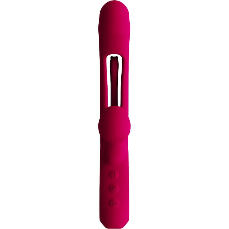 ARMONY - IMPACT SWING VIBRATOR  DUAL STIMULATOR MODEL 2 BORDEAUX - Bild 2