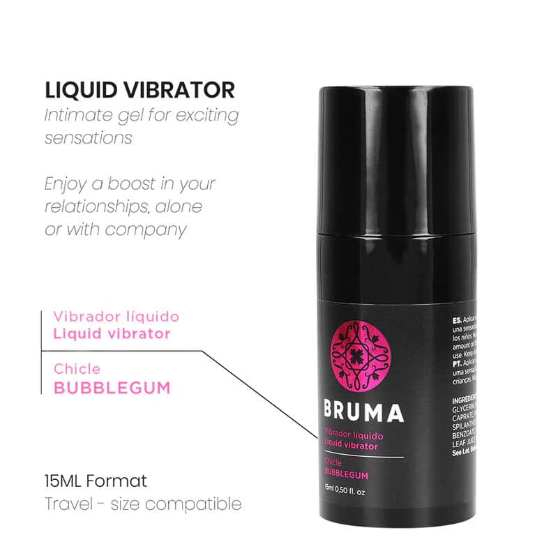 BRUMA - LIQUID VIBRATOR ULTRA SLIDING BUBBLEGUM 15 ML - Bild 2