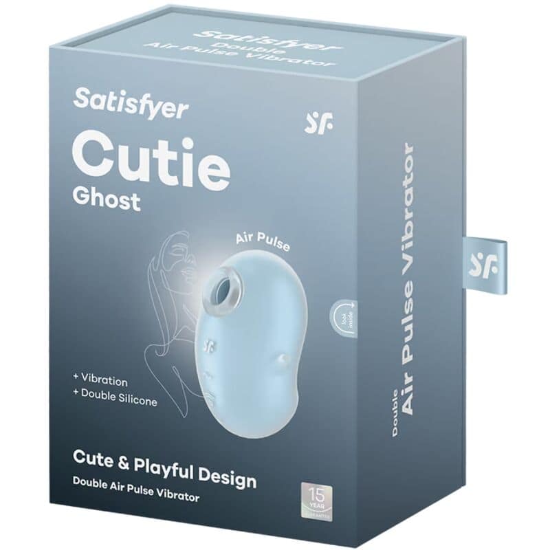 SATISFYER - CUTIE GHOST LAY-ON VIBRATOR LIGHT BLUE - Bild 5