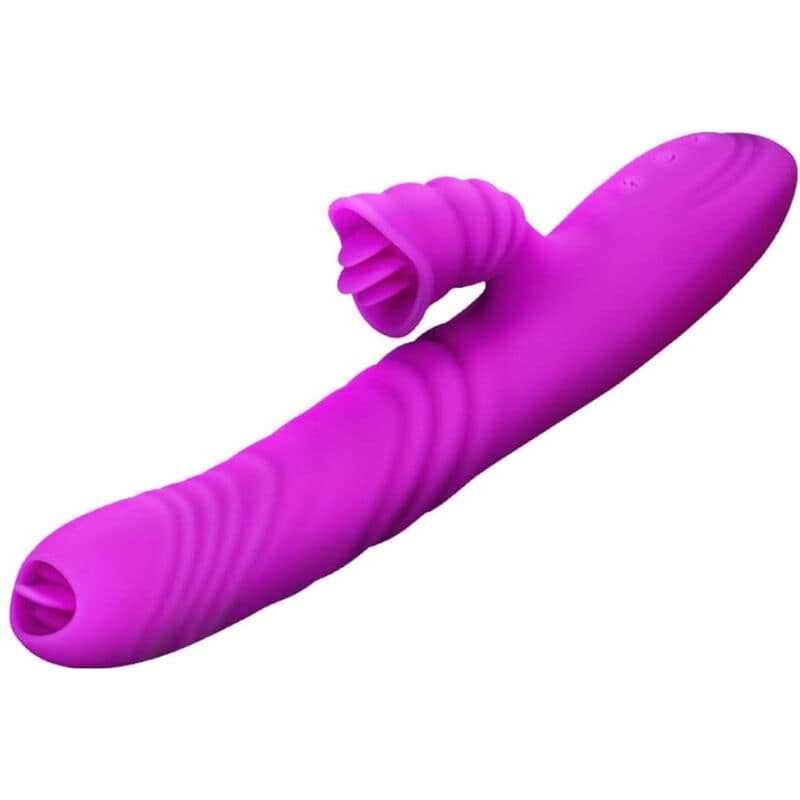 ARMONY - ANGELIA MULTIFUNCTION VIBRATOR DOUBLE TONGUE VIOLET HEAT EFFECT - Bild 2