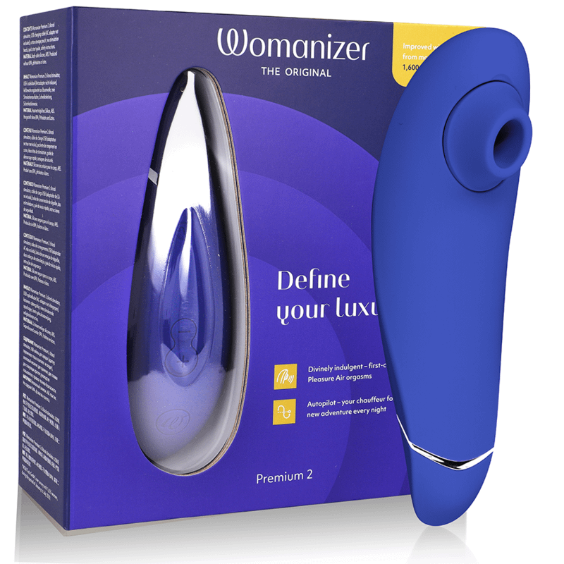 WOMANIZER - PREMIUM 2 KLITORISSTIMULATOR BLÅBÄR