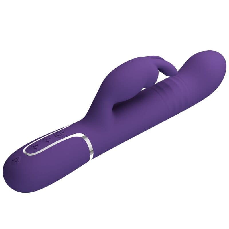 PRETTY LOVE - COALE RABBIT VIBRATOR 4 IN 1 PURPLE - Bild 4