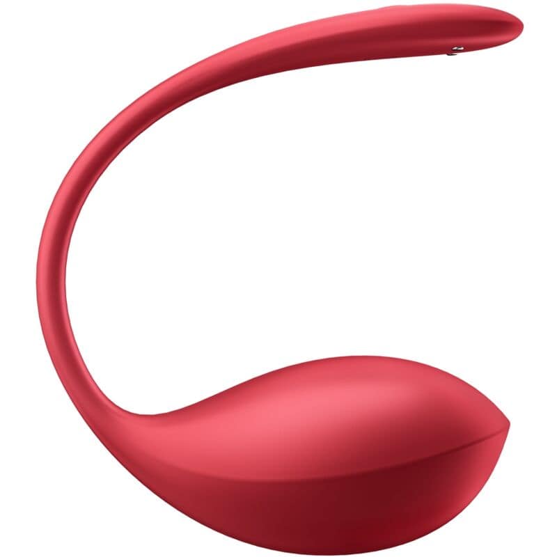 SATISFYER - SHINY PETAL G POINT REMOTE CONTROL STIMULATOR RED FREE APP - Image 2