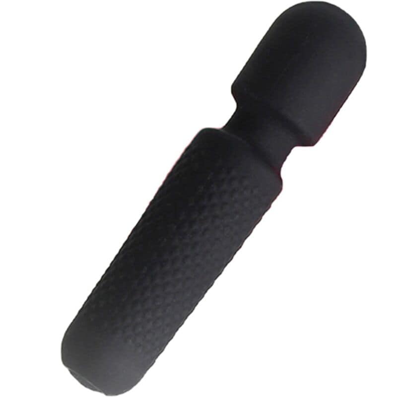 ARMONY - DIN MAGISKA MASSAGEAPPARAT VIBRATOR UPPLADDNINGSBAR 10 VIBRATIONER TROLLSTAV PRICKAR SVART