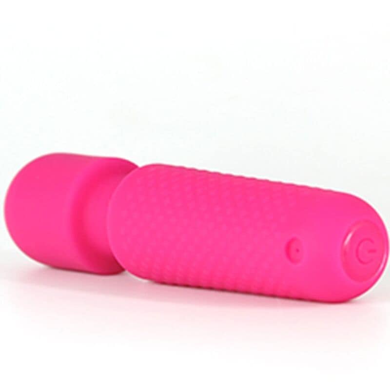 ARMONY - YOUR MAGIC MASSAGER  VIBRATOR RECHARGEABLE 10 VIBRATIONS WAND DOTS PINK - Bild 3