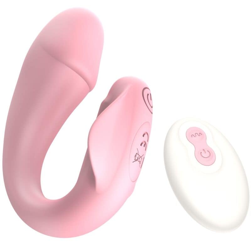 ARMONY - FRESHFUN CICI STAP-ON VIBRATOR FJÄRRKONTROLL OCH APP 10 VIBRATIONER ROSA