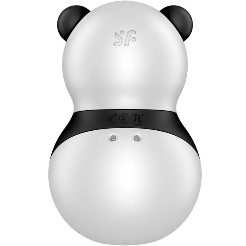 SATISFYER - POCKET PANDA STIMULATOR  VIBRATOR BLACK AND WHITE - Image 3