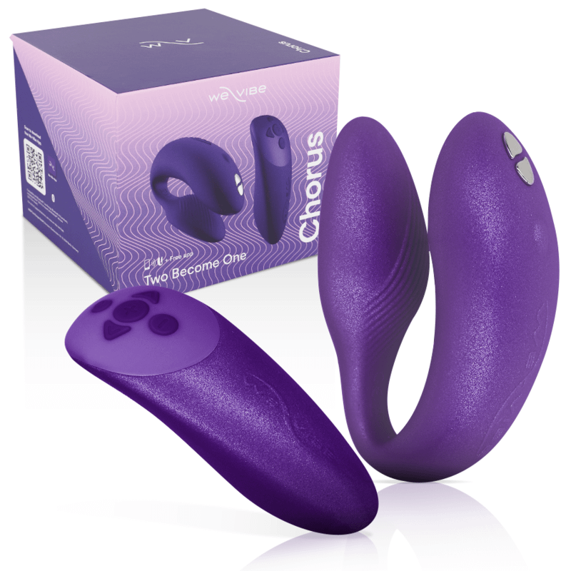 WE-VIBE - CHORUS-VIBRATOR FÖR PAR MED LILA KLÄMKONTROLL