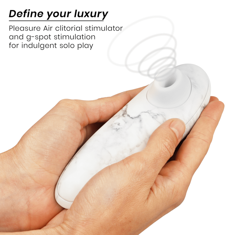 WOMANIZER - MARILYN MONROE CLASSIC 2 CLITORAL STIMULATOR WHITE MARBLE - Bild 3