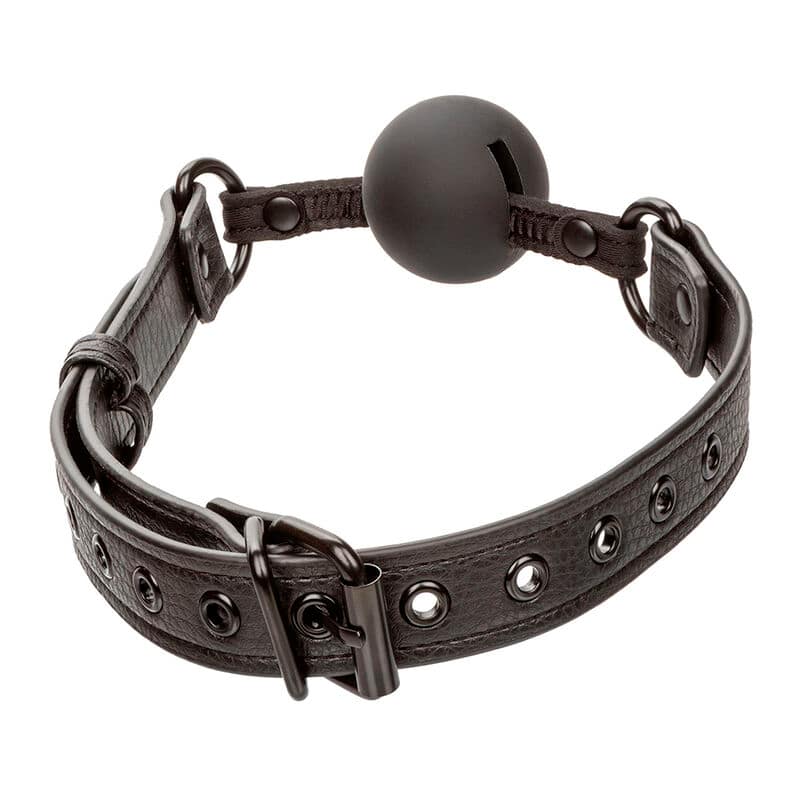 CALEXOTICS - NOCTURNAL BALL GAG SILICONE BLACK - Bild 3
