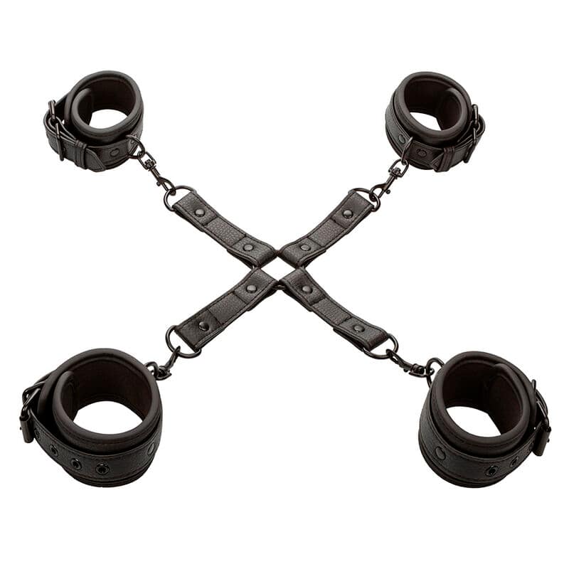 CALEXOTICS - NOCTURNAL HOG TIE CONNECTOR CUERO AJUSTABLE BLACK - Image 2