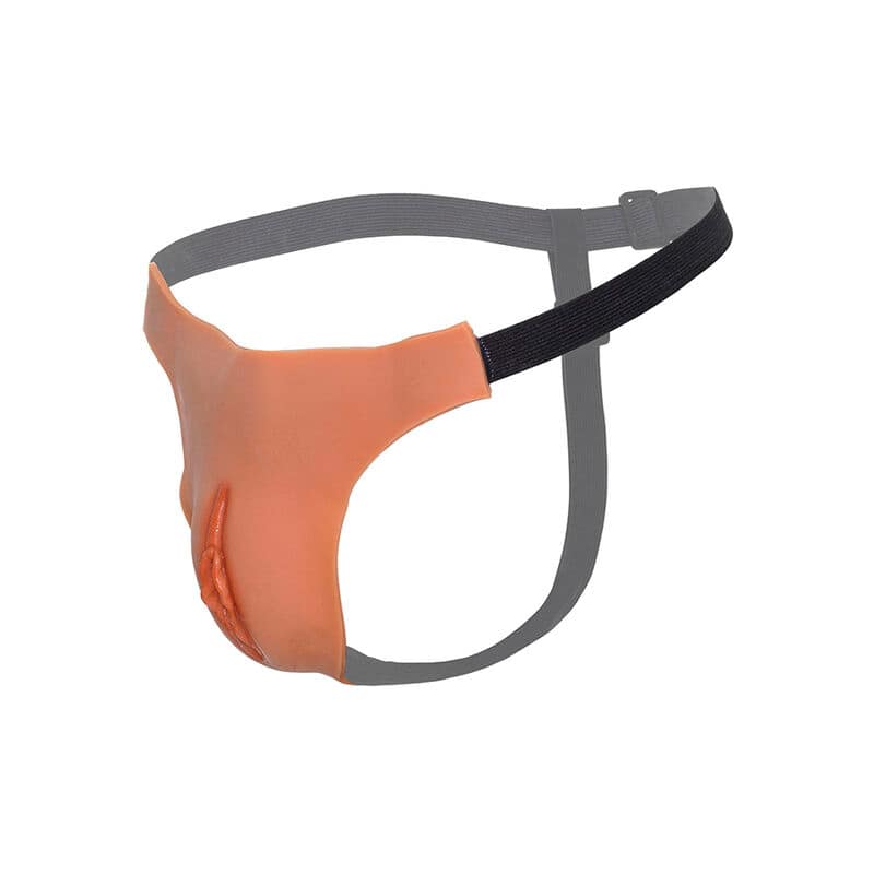 HIDDEN DESIRE - ALTER EGO ADJUSTABLE OPEN VAGINA STRING FLESH - Bild 2