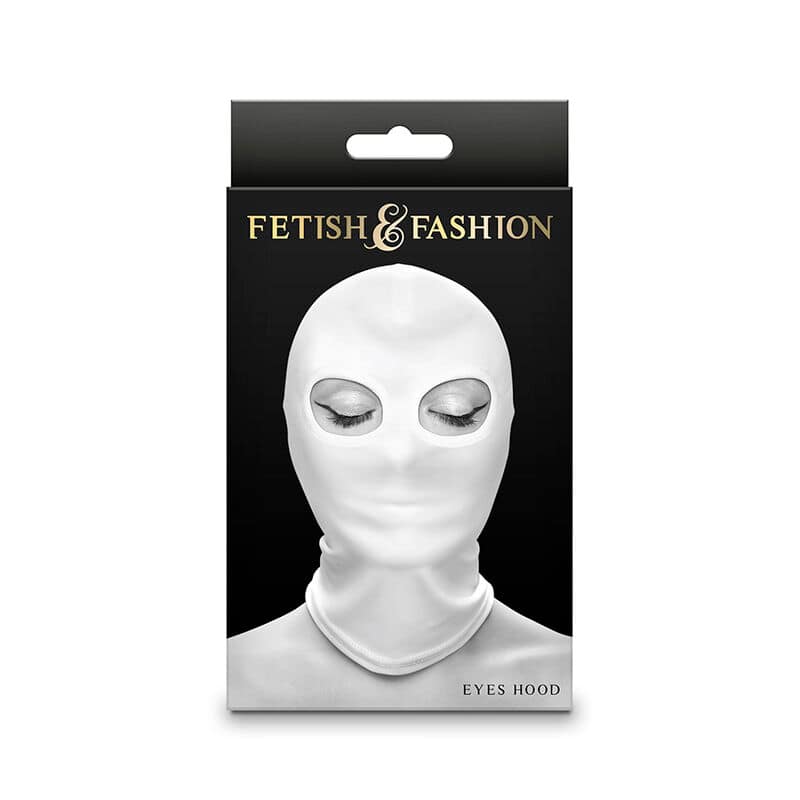 NS NOVELTIES - FETISH  FASHION EYES HOOD NYLON WHITE - Image 2