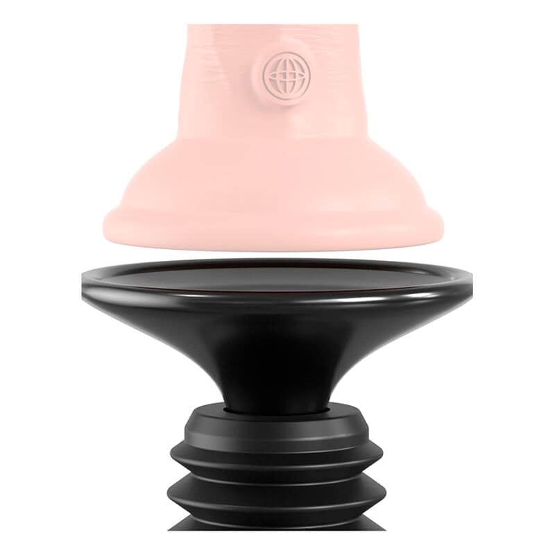 FETISH FANTASY SERIES - BODY DOCK THRUSTER DILDO CLAMP WITH 7 PUSH MODES BLACK - Bild 3