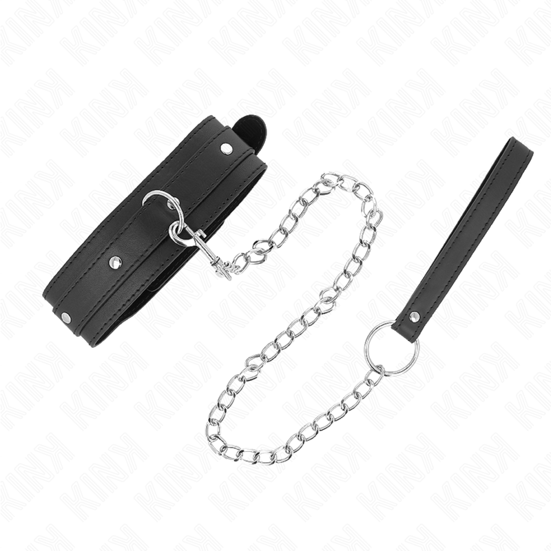 KINK - NECKLACE WITH LEASH 65 CM 1 RING ADJUSTABLE 38-49 CM X 5 CM - Image 2
