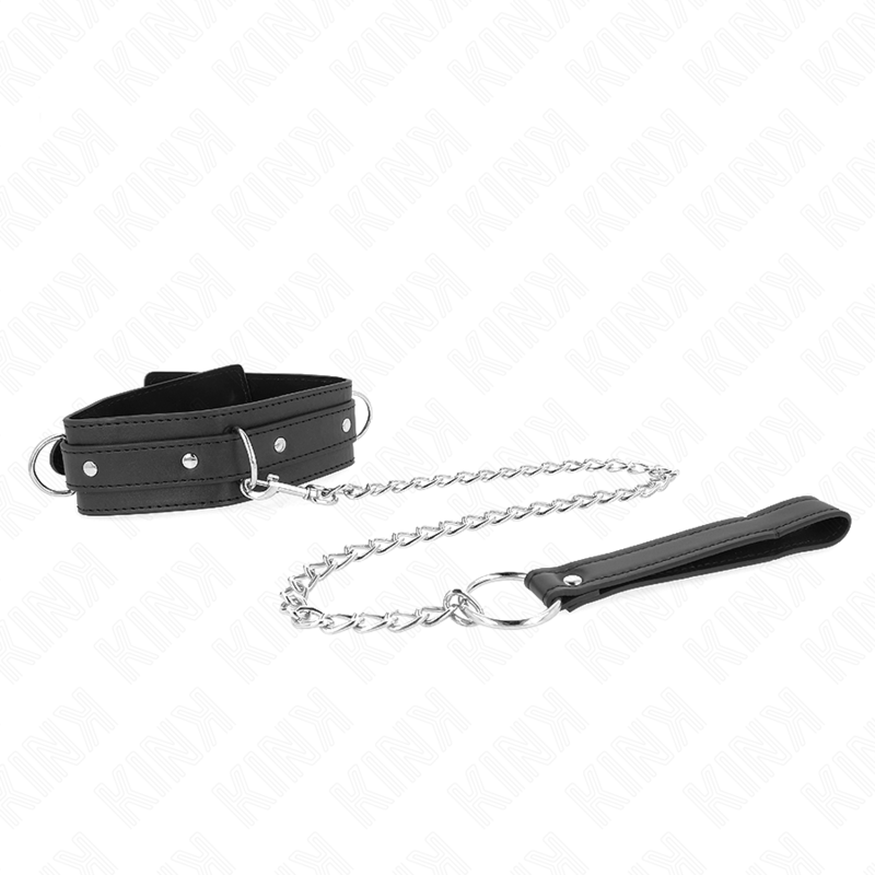 KINK - NECKLACE WITH LEASH 65 CM 3 RING MODEL 1 ADJUSTABLE 38-49 CM X 5 CM - Image 2