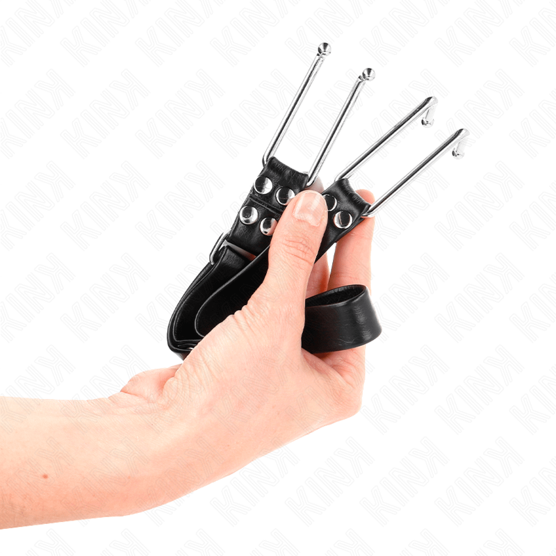 KINK - METAL HOOK GAG ADJUSTABLE 36-52 CM - Bild 3