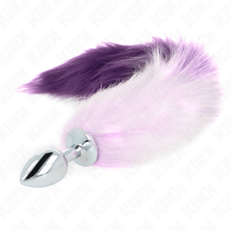 KINK - ANAL PLUG SIZE S 7 X 3 CM WITH SYNTHETIC TAIL 40 CM PURPLE - Bild 2
