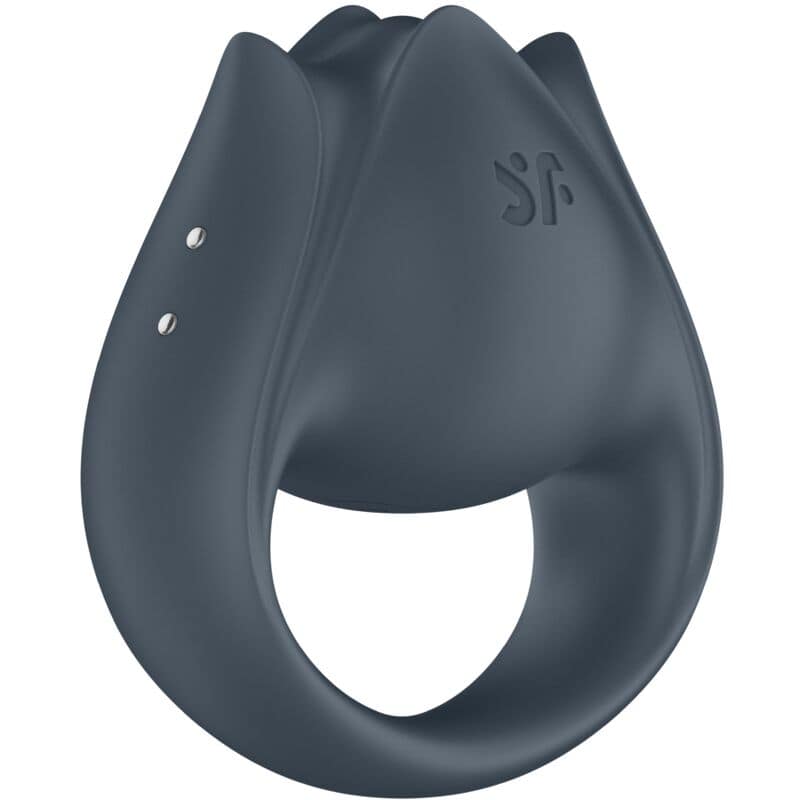 SATISFYER - PERFECT PAIR 2 MULTIVIBRATOR 2 IN 1 PENIS RING AND FINGER STIMULATOR GREY - Bild 3