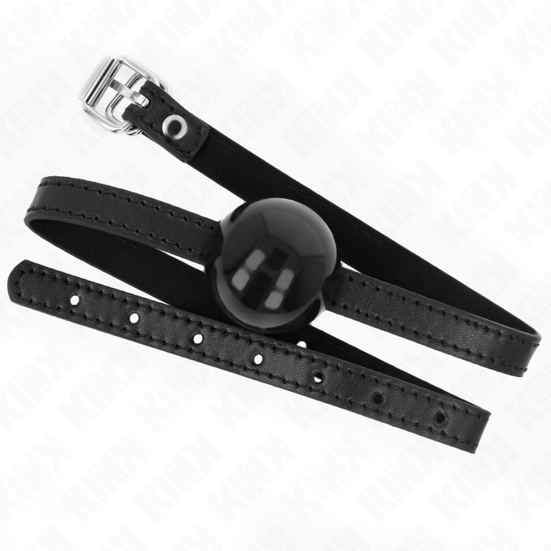 KINK - BLACK SINGLE SOLID BALL 4 CM GAG 65 x 1.5 CM - Image 2