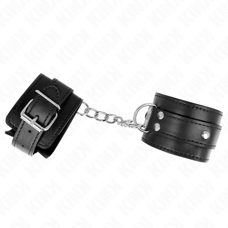 KINK - 3 D-RING WRIST RESTRAINTS ADJUSTABLE BLACK 17.5-25 CM X 6 CM - Bild 2