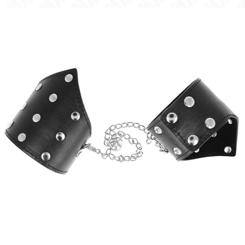KINK - BLACK POINT STYLE WRISTBANDS WITH CHAIN ADJUSTABLE 17-23 CM X 8.5 CM - Bild 2