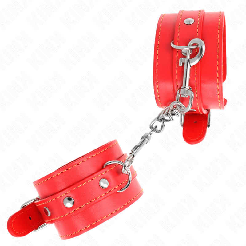 KINK - THIN WRIST RESTRAINTS RED ADJUSTABLE 21-33 CM - Image 3