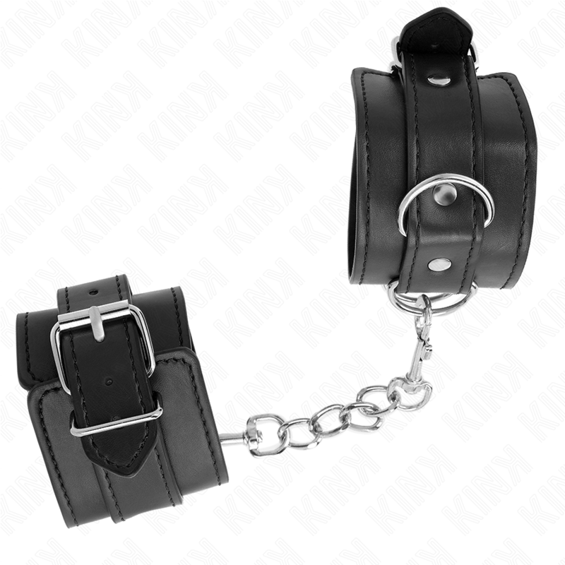 KINK - SIMPLE WRIST RESTRAINTS BLACK ADJUSTABLE 20-23 CM X 5.5 CM - Bild 2