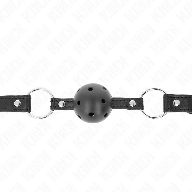KINK - HOLLOW HARD BLACK BALL 4.5 CM GAG MODEL 1 63.5 X 2 CM - Image 3