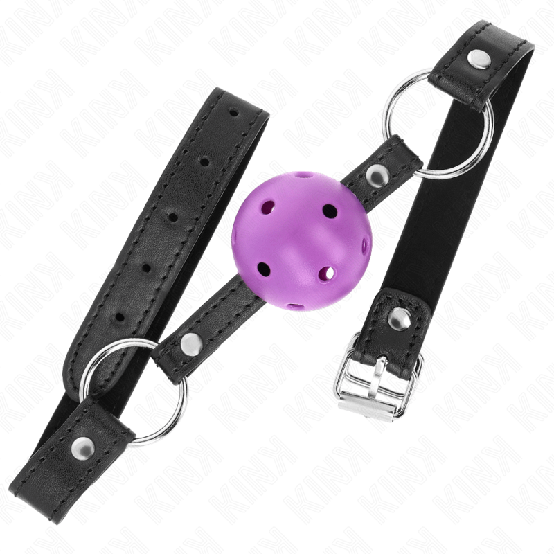 KINK - HOLLOW HARD PURPLE BALL 4.5 CM GAG 63.5 X 2 CM - Image 2