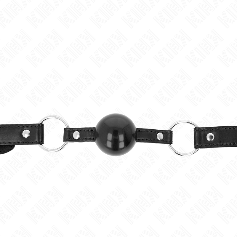 KINK - BLACK TPE BALL 4 CM GAG 60 x 2 CM - Image 3