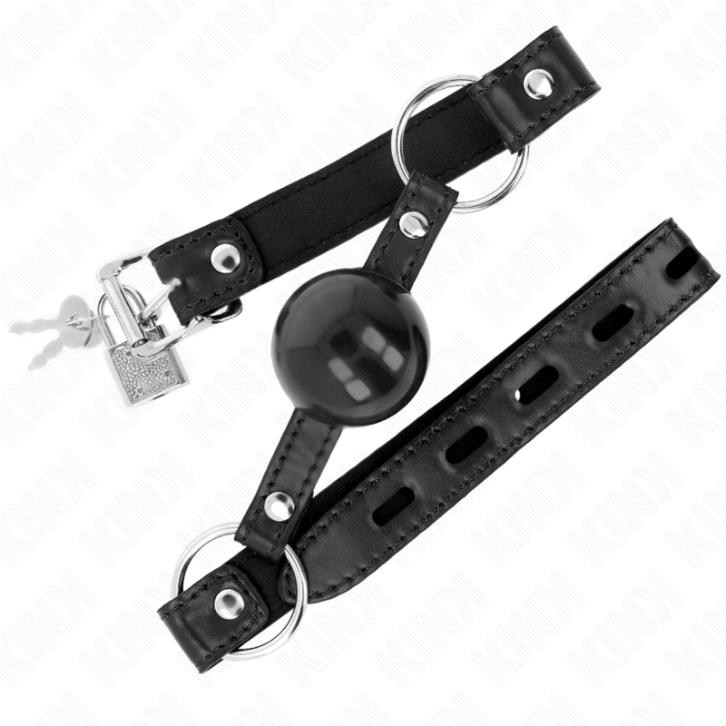 KINK - BLACK TPE BALL 4 CM GAG 60 x 2 CM - Image 2