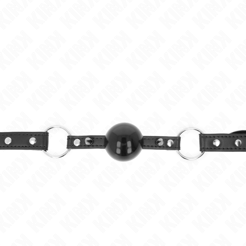 KINK - BALL 4 CM GAG WITH TIP RIVET AND SNAP LOCK 65 x 2 CM - Image 3