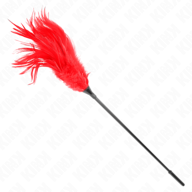 KINK - MULTIPLE RED TICKLE FEATHERS 45 CM - Image 3