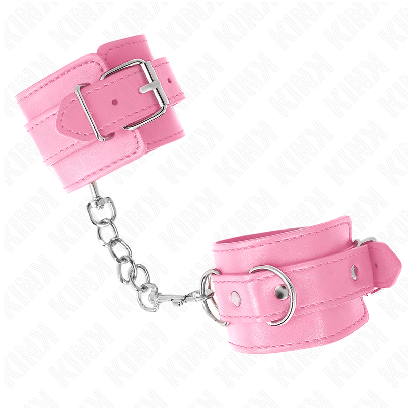 KINK - SIMPLE WRIST RESTRAINTS PINK ADJUSTABLE 20-23 CM X 5.5 CM - Bild 3