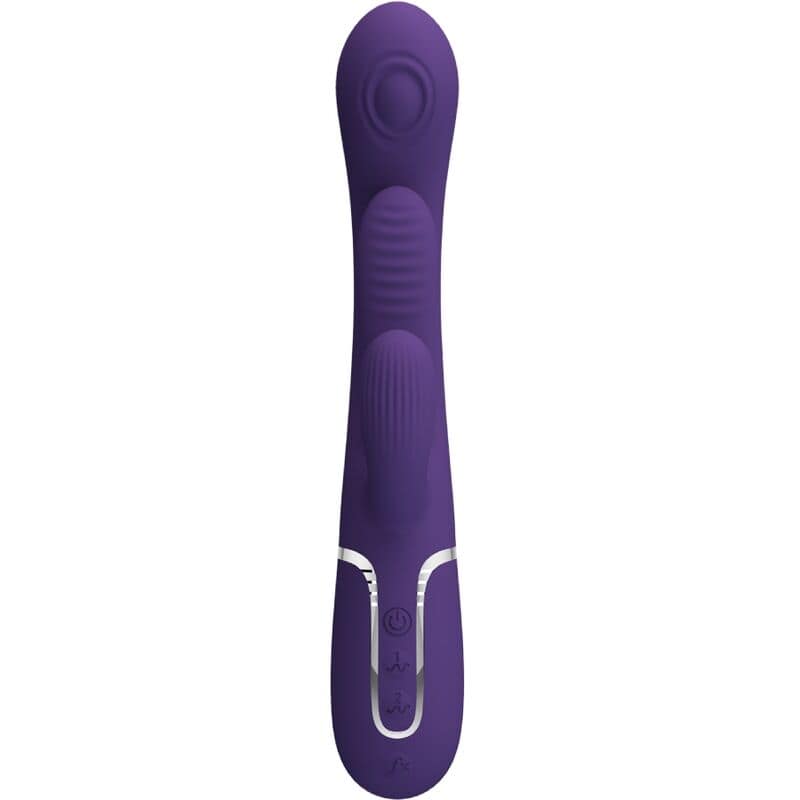 PRETTY LOVE - SHANIA TRIPLE RABBIT VIBRATOR MULTIFUNCTION PURPLE - Bild 3