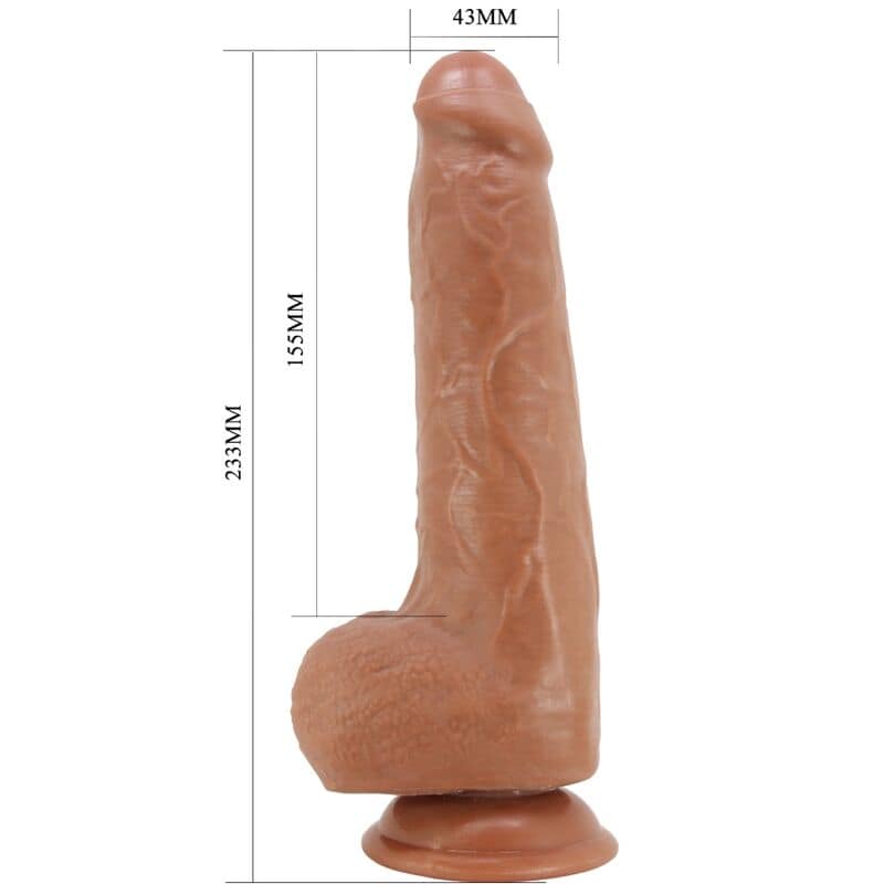 PRETTY LOVE - DRACO REALISTIC DILDO 23 CM MODEL 2 FLESH - Image 5