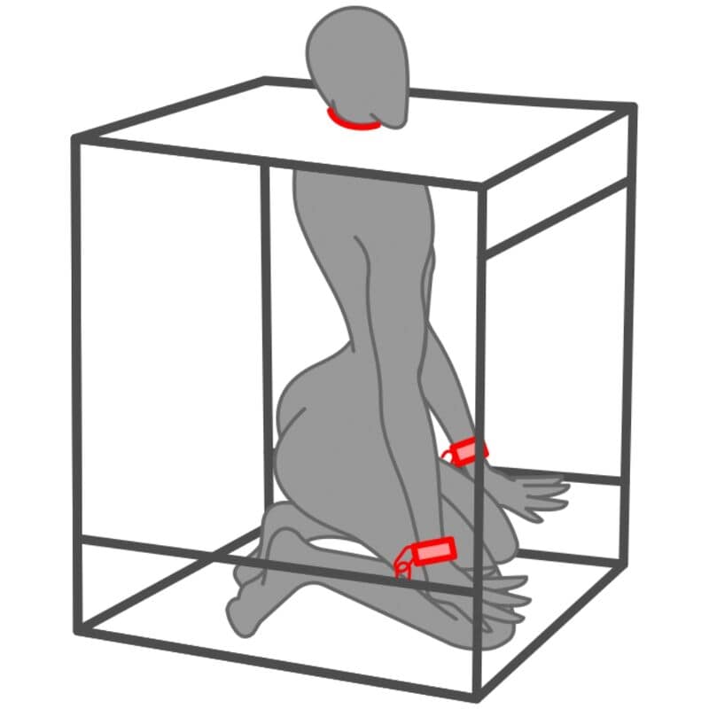 SECRET DOME - KINK CLUB CABINA BUKKAKE BLACK  RED - Image 3