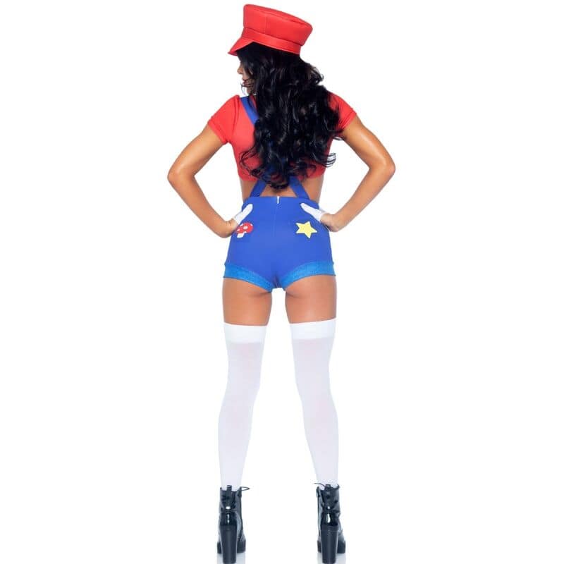 LEG AVENUE - SEXY COSTUME MARIO BROS RED/BLUE M - Bild 3