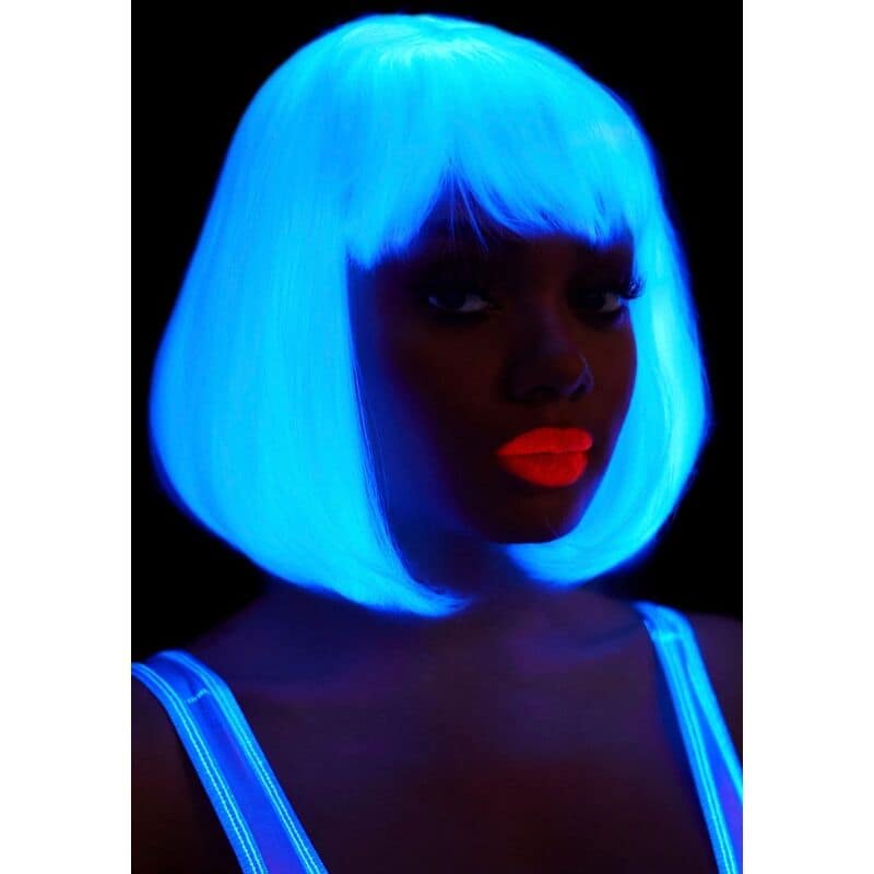 LEG AVENUE - PHOSPHORESCENT BOB CUT WIG WHITE - Image 2