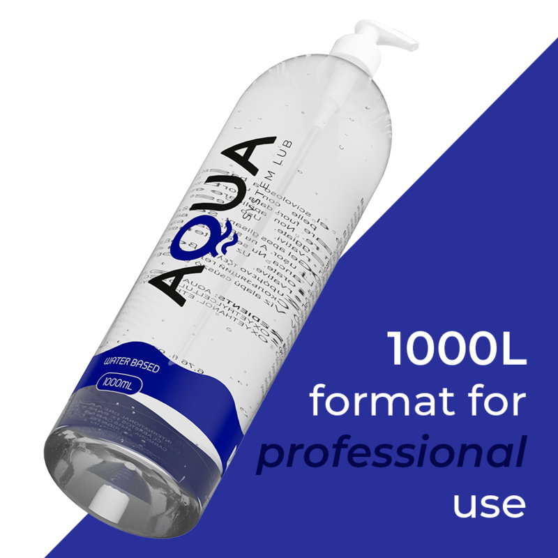 AQUA QUALITY - WATER BASED LUBRICANT 1000 ML - Image 2