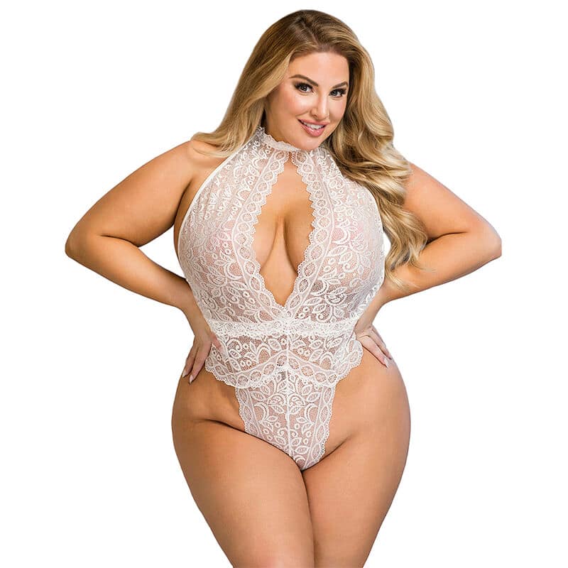 SUBBLIME - 953850 LACE BODYSUIT WHITE S/M - Image 3