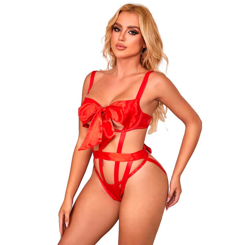 SUBBLIME - 954468 BODY SEXY CALADO CON LAZO ROJO S/M - Image 3
