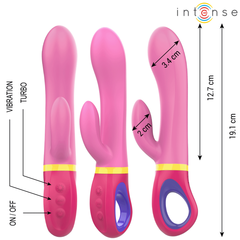 INTENSE - DAPHNE PINK RABBIT VIBRATOR - Image 3