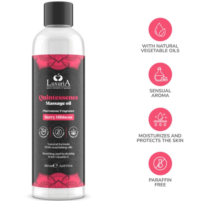 INTIMATELINE LUXURIA - MASSAGE OIL BERRY 150 ML - Image 4