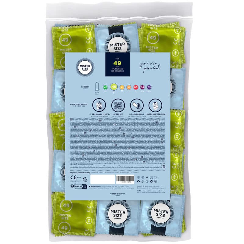 MISTER SIZE - CONDOM SIZE S 49 MM (100 UNITS) - Image 2