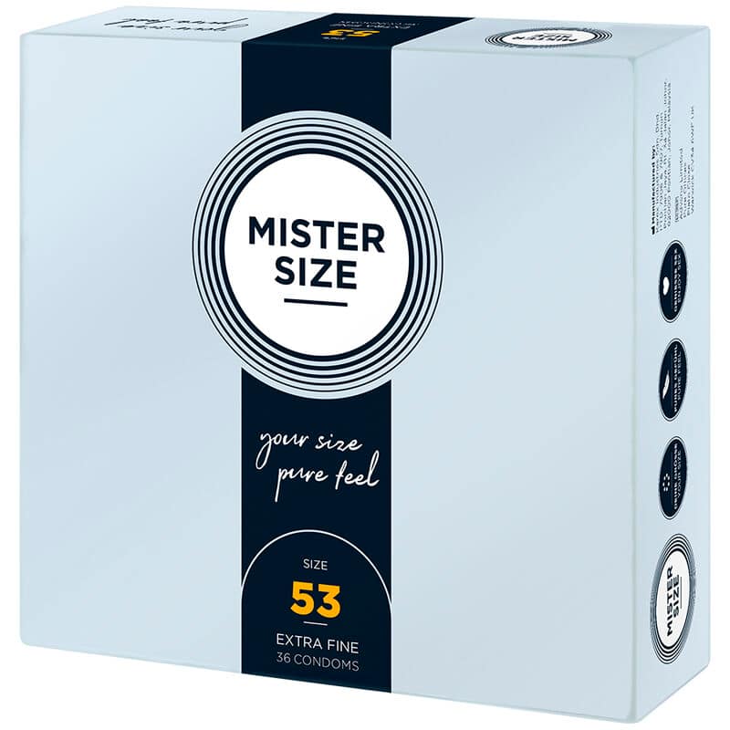 MISTER SIZE - CONDOM SIZE M 53 MM (36 UNITS) - Image 2