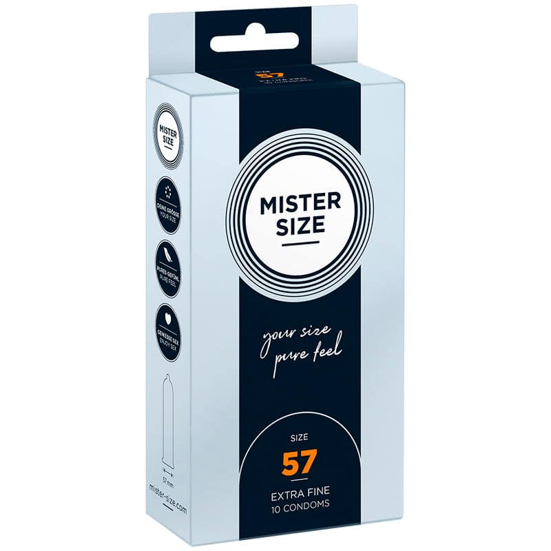 MISTER SIZE - KONDOM STORLEK L 57 MM (10 ST)